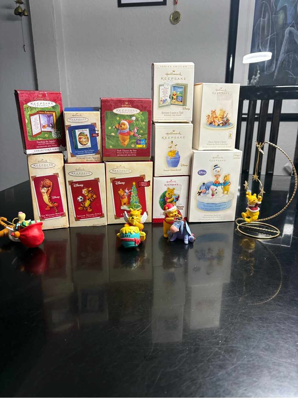 Hallmark & Grolier Disney’s Winnie the Pooh and friends ornaments bundle
